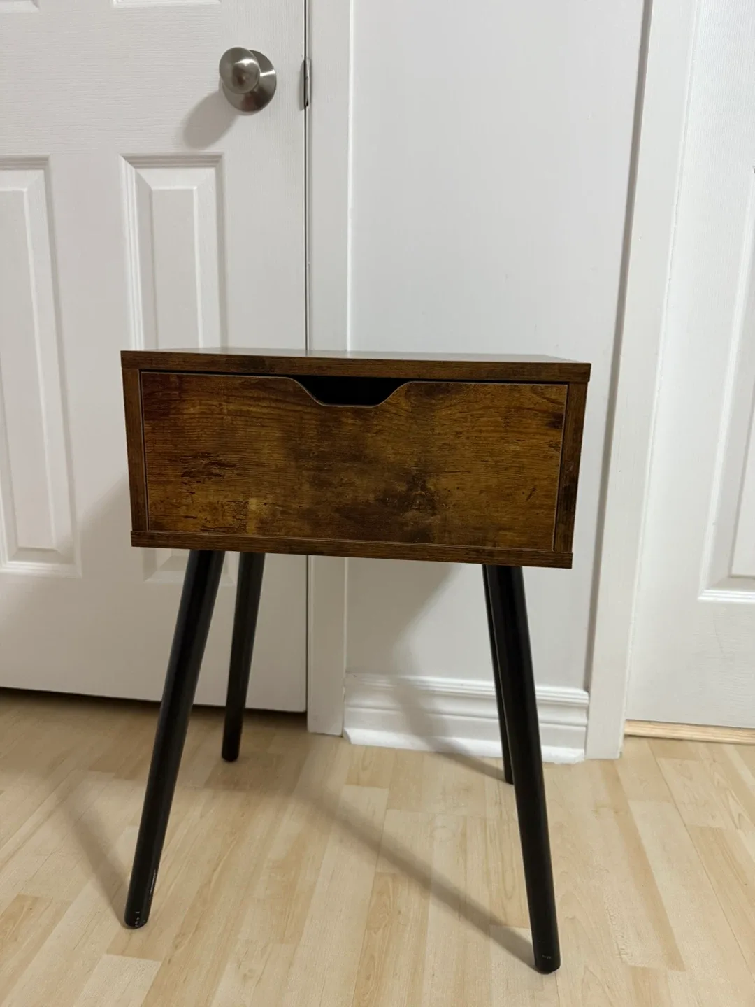Wood Nightstand with Drawer image indicator(2)