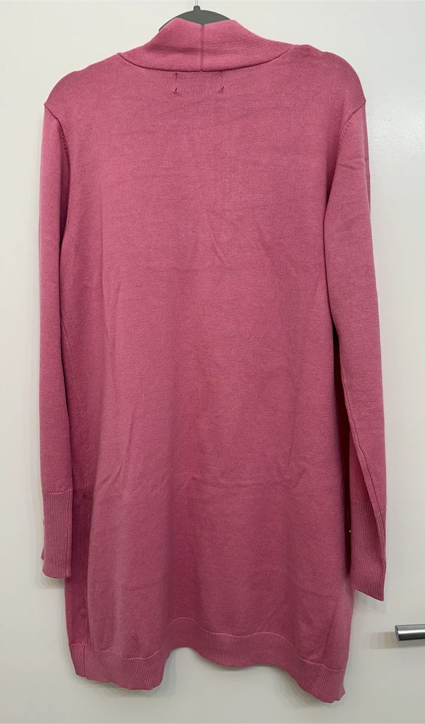 Pink Long Cardigan image indicator(2)