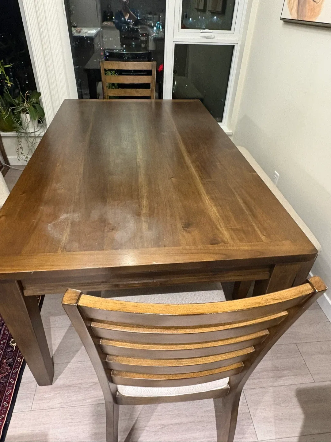 6-Person Dining Table Set – With Drawers, 4 Chairs & Bench image indicator(5)