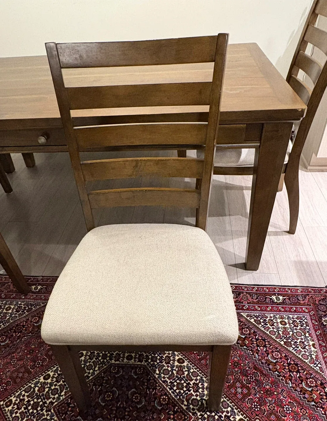 6-Person Dining Table Set – With Drawers, 4 Chairs & Bench image indicator(2)