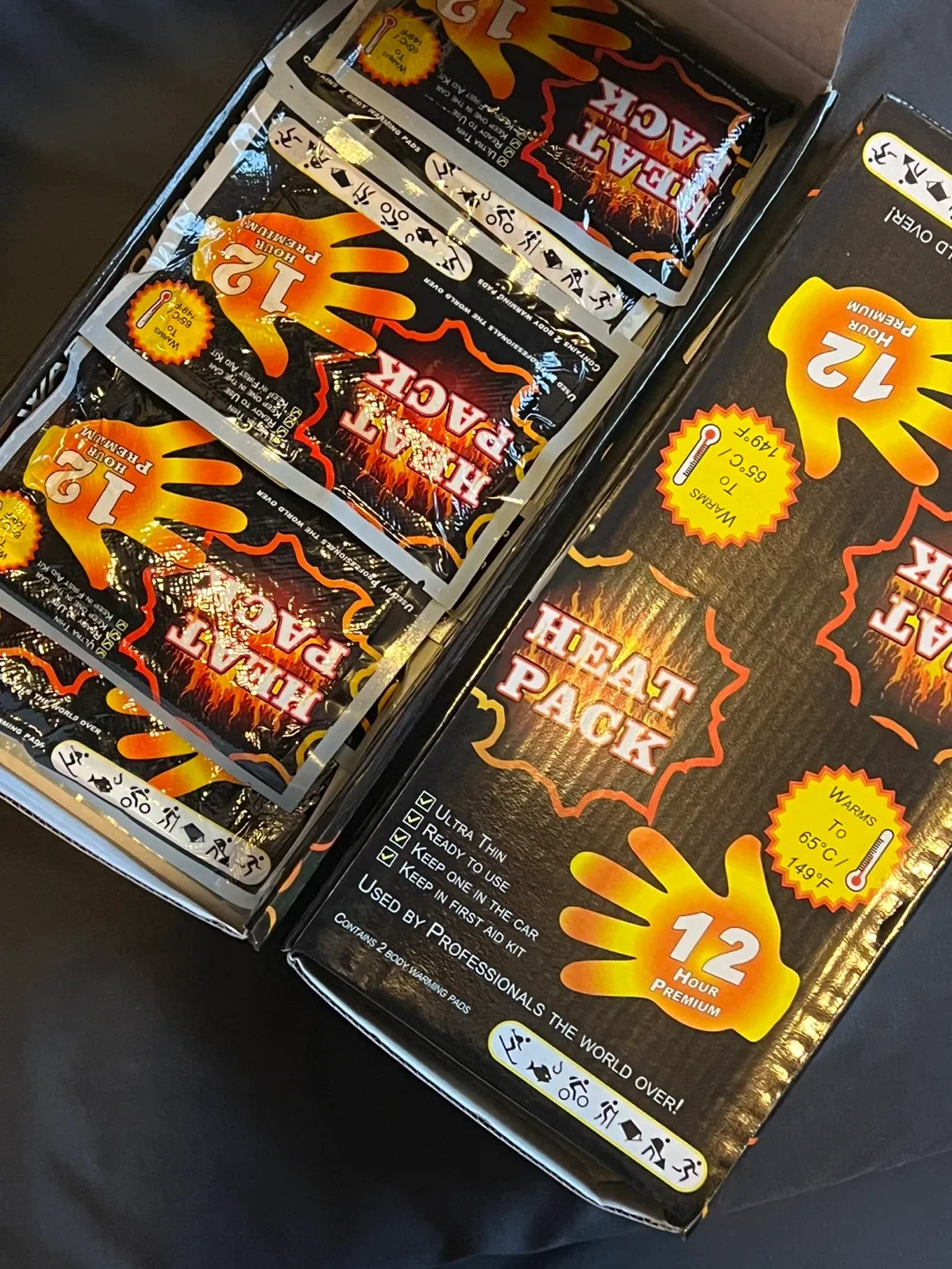 Heat Pack 12 Hour Premium - New! -BULK image indicator(2)