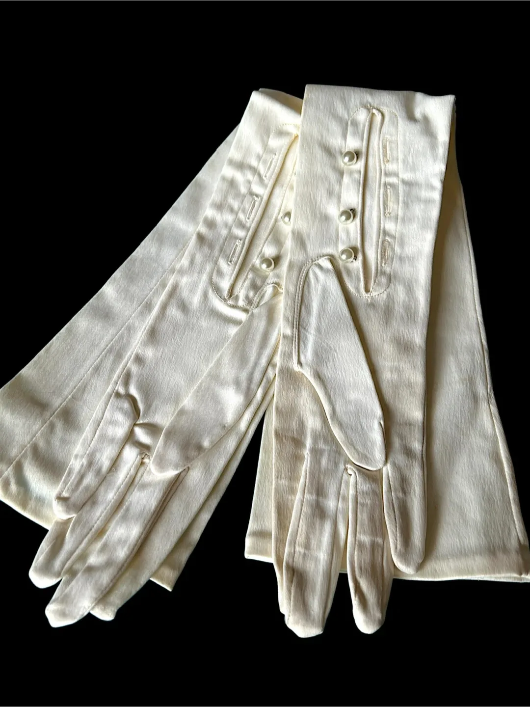 Vintage Pink Beaded Collar Skirt Suit Set image indicator(6)