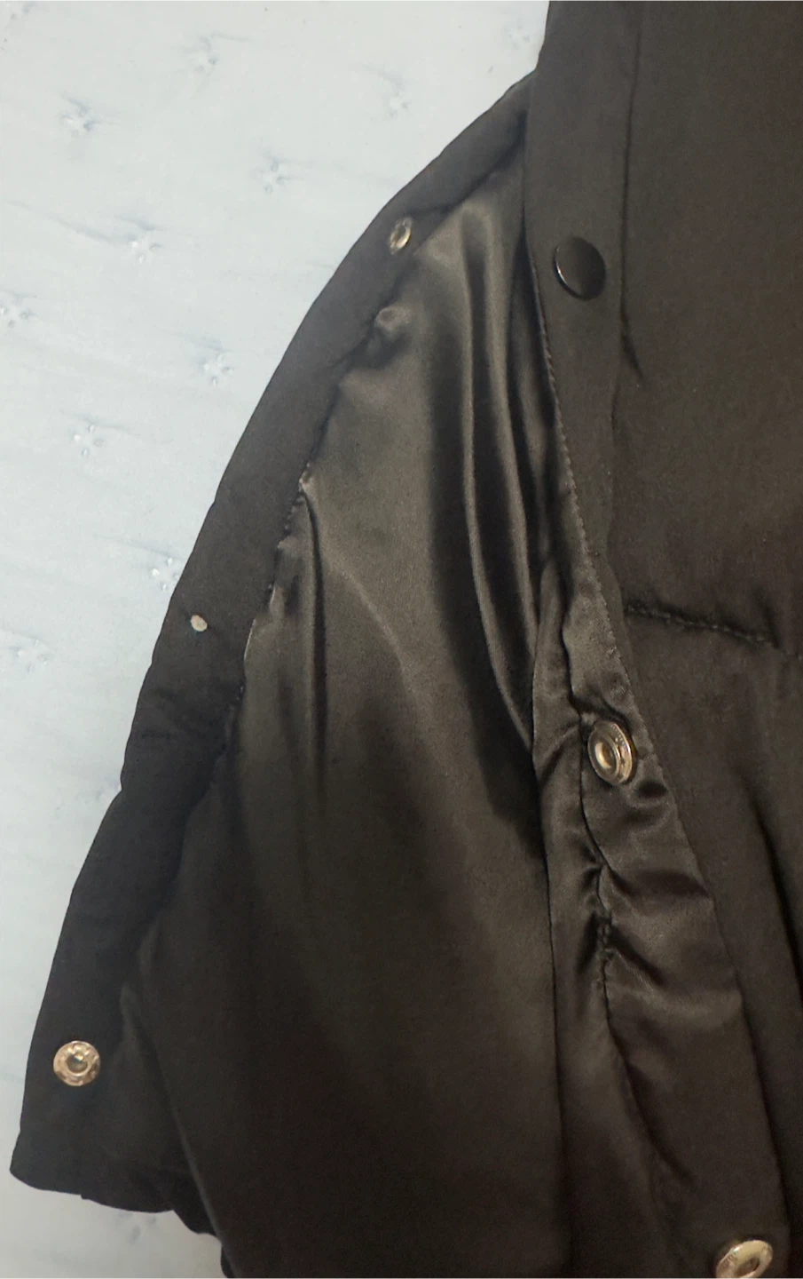 Avec Les Filles Black Puffer Vest with Hood - photo 4