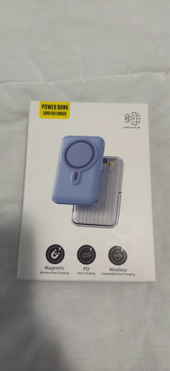 Power Bank Super Fast Charger - Magnetic & Wireless image indicator(6)