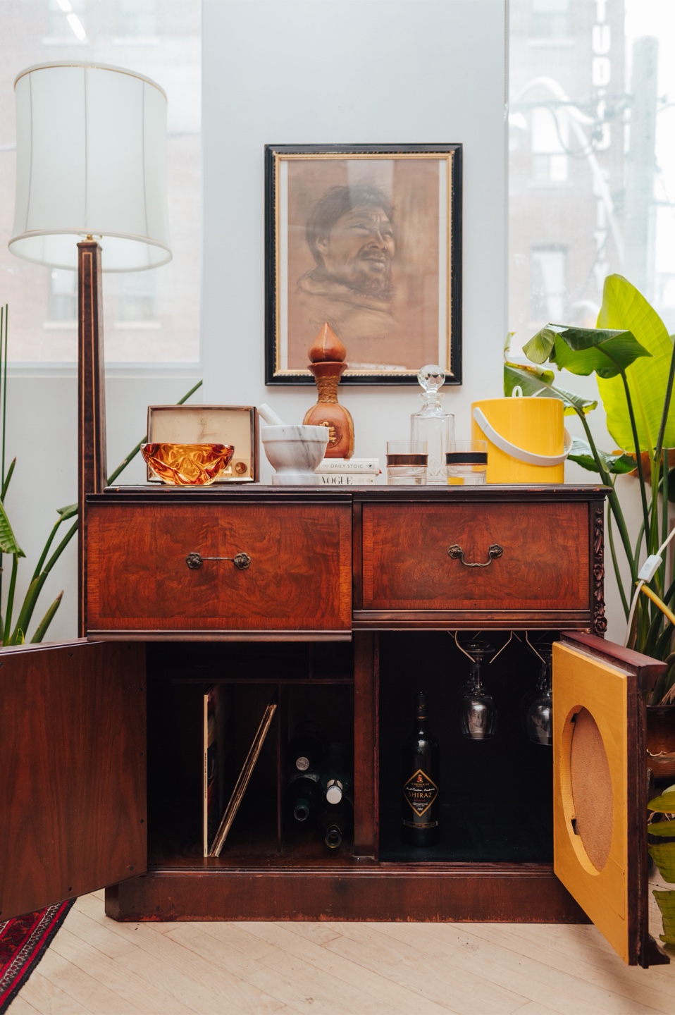 70’s Radio Cabinet, Turned Bar Cabinet🤎 - photo 4