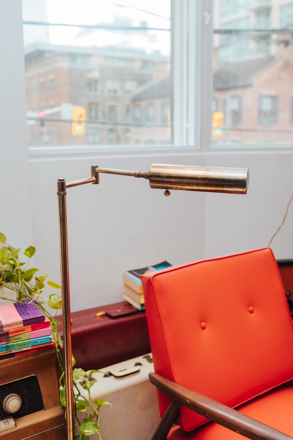 Brass Pharmacy-Style Floor Lamp ✨ - photo 2