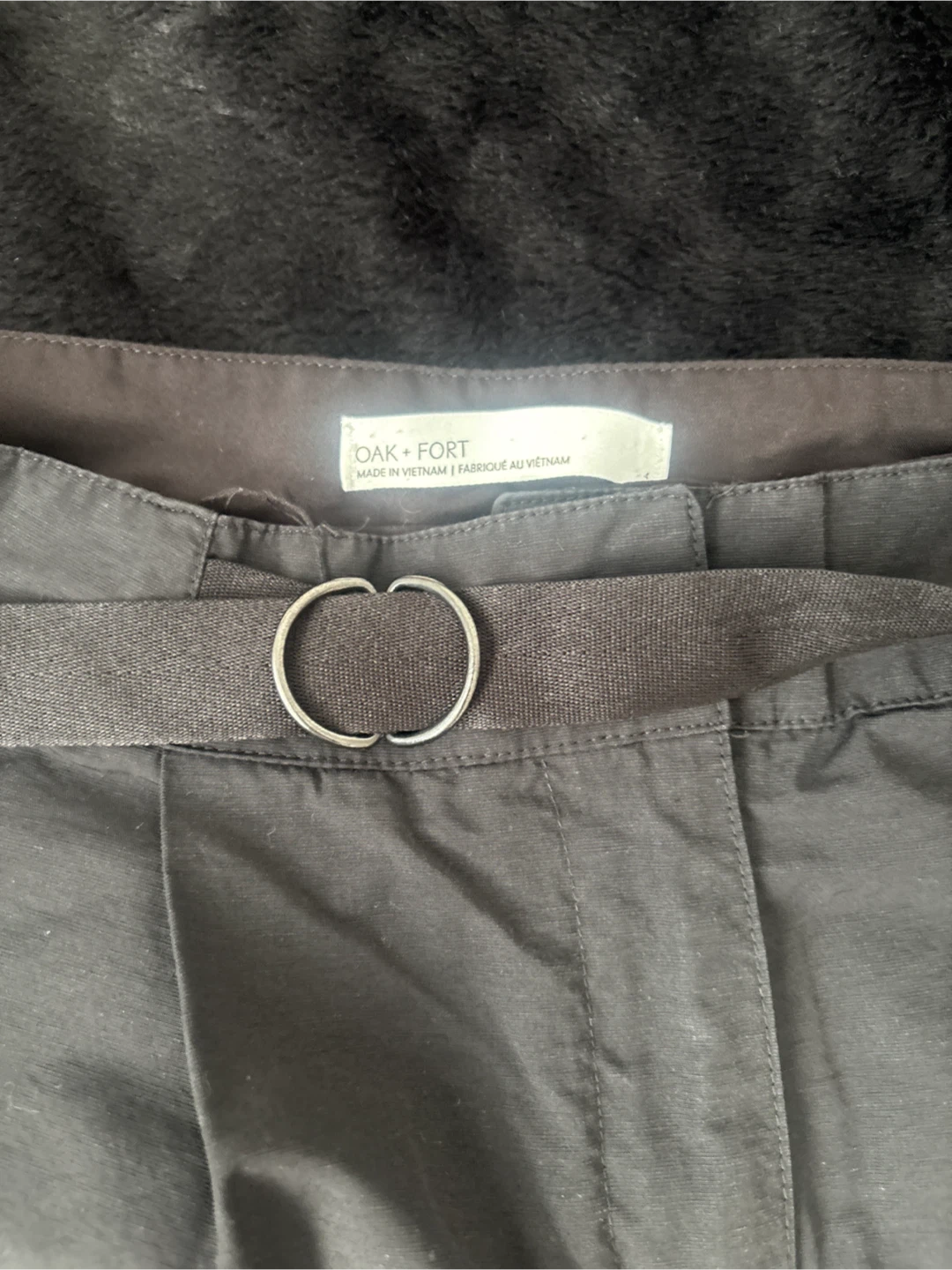 OAK + FORT Black Pants