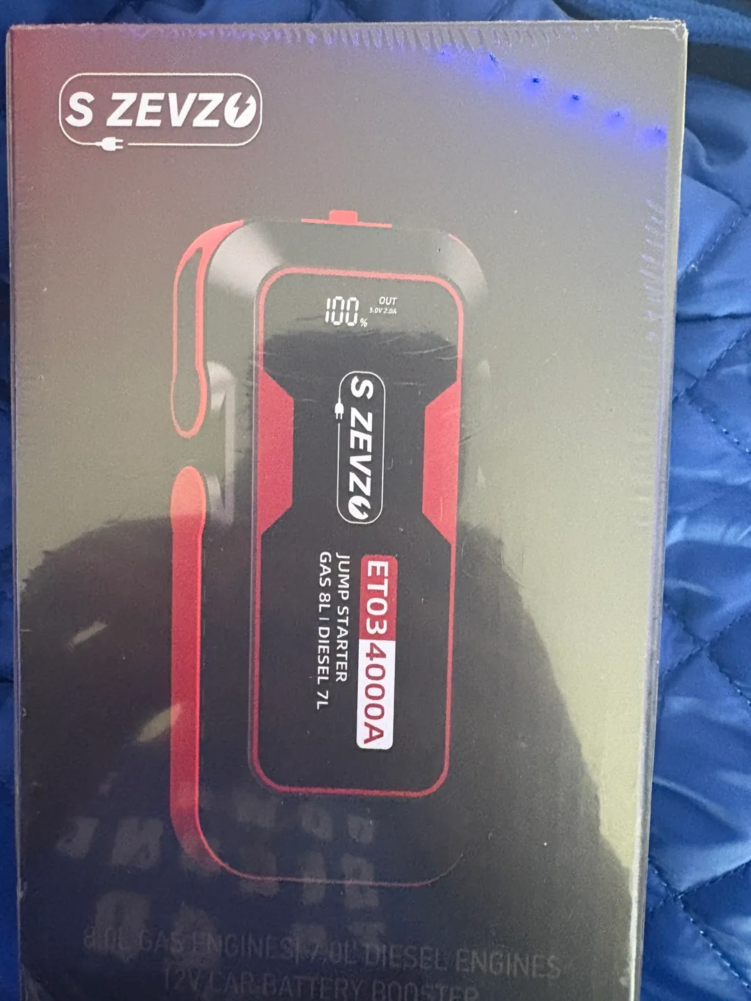 S Zevzo ET03 4000A Jump Starter - New