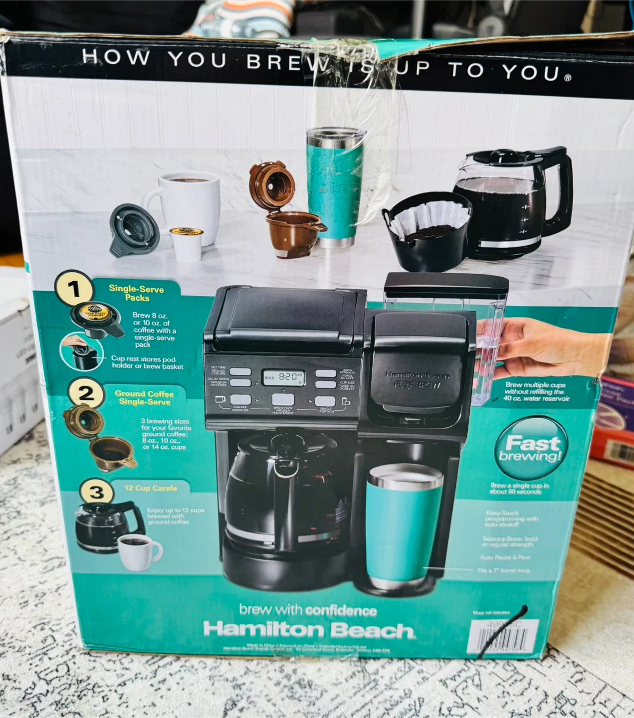 Hamilton Beach FlexBrew Trio Coffee Maker (49902C) image indicator(2)