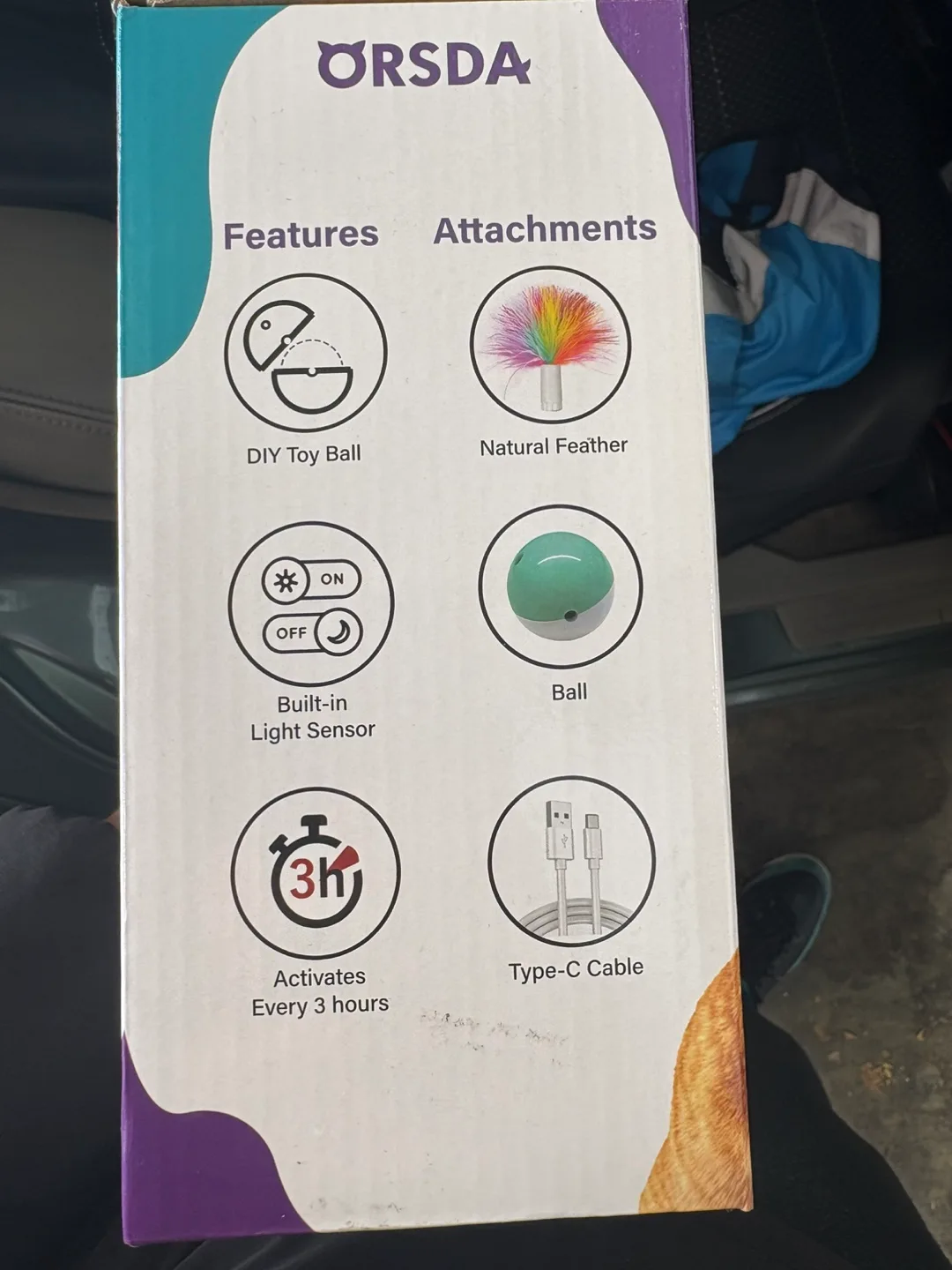 ORSDA 2 in 1 Interactive Cat Toy - New image indicator(2)