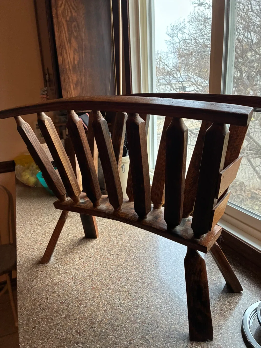 Vintage Wooden Magazine Rack image indicator(2)