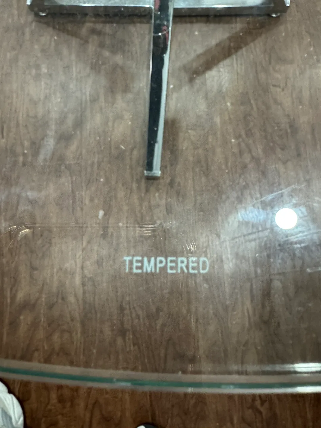 Glass Top Coffee Table with Chrome Base image indicator(5)