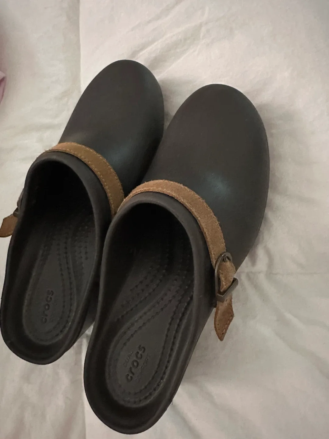 Crocs Clogs Brown Size 8W image indicator(3)