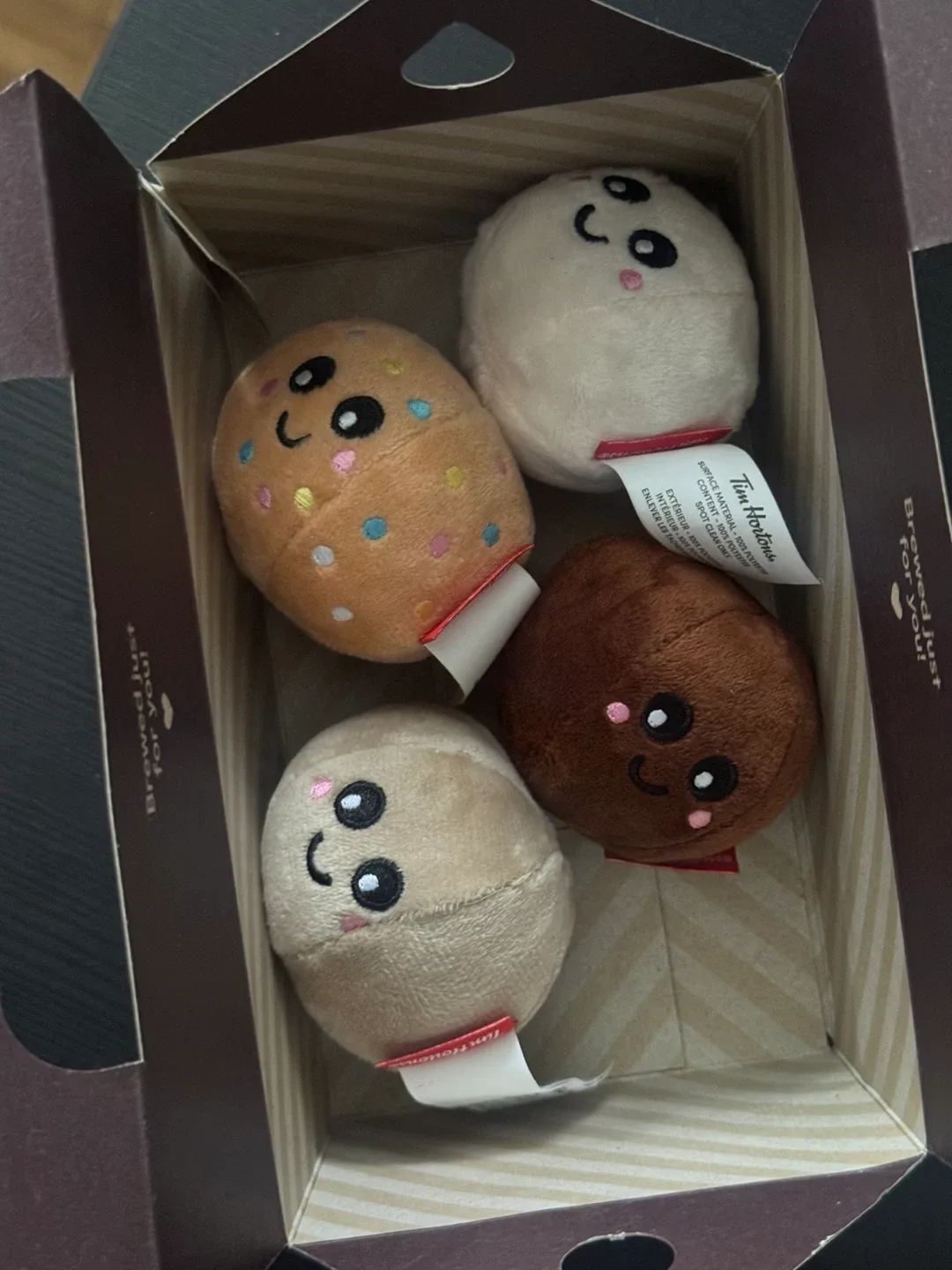 Tim Hortons Timbits Plush Set - New in Box!