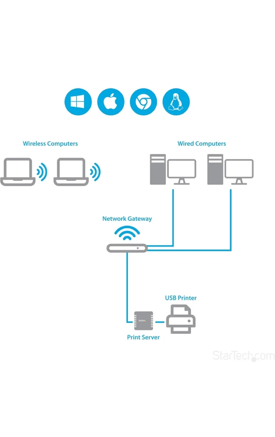 StarTech.com 10/100Mbps Ethernet to USB 2.0 image indicator(7)