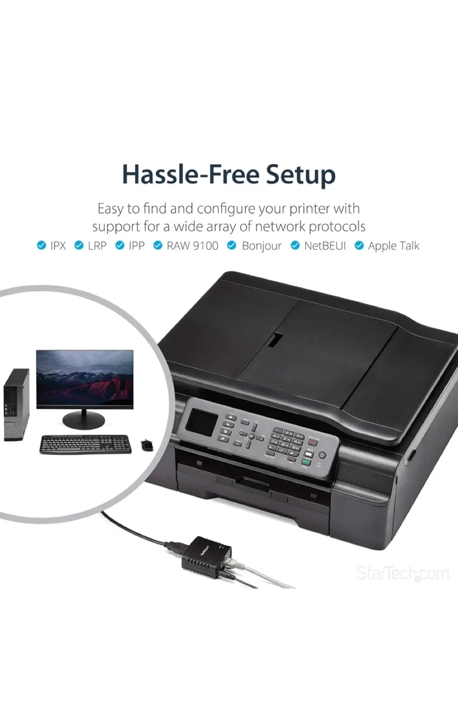 StarTech.com 10/100Mbps Ethernet to USB 2.0 image indicator(2)