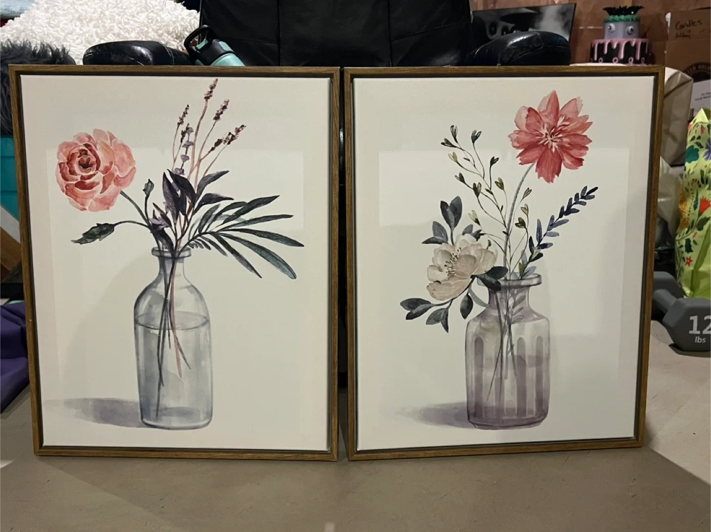Floral Vase Framed Prints - Set of 2 image indicator(2)