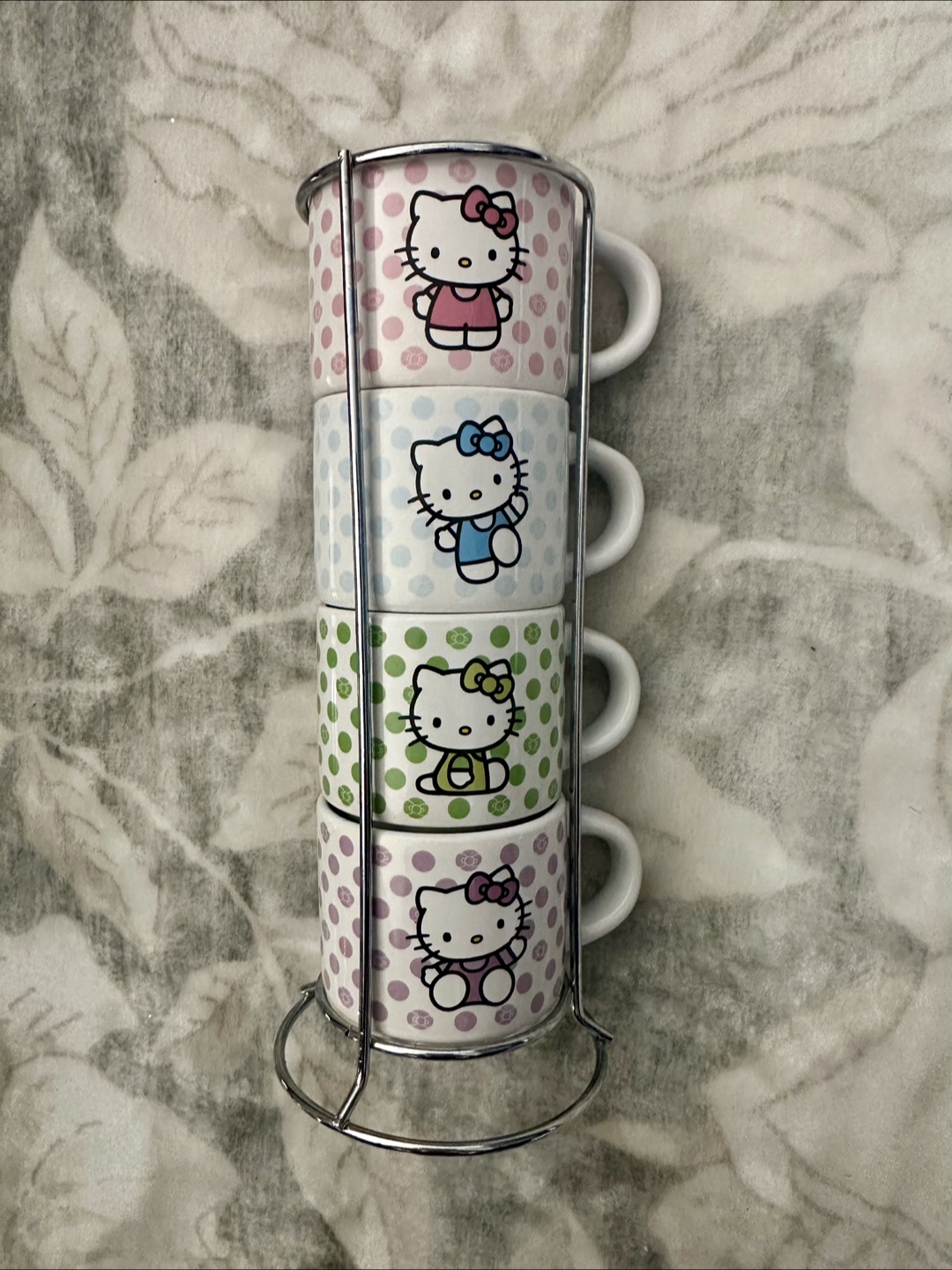 Hello Kitty Espresso Cup Set with Stand