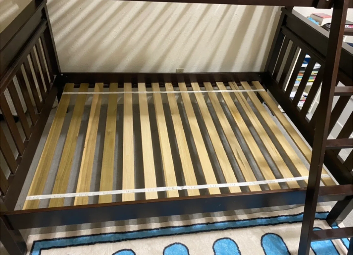 Dark Brown Wooden Bunk Bed twin over double image indicator(5)