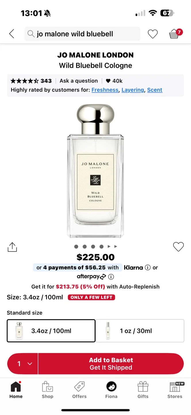 Jo Malone Wild Bluebell Cologne image indicator(3)