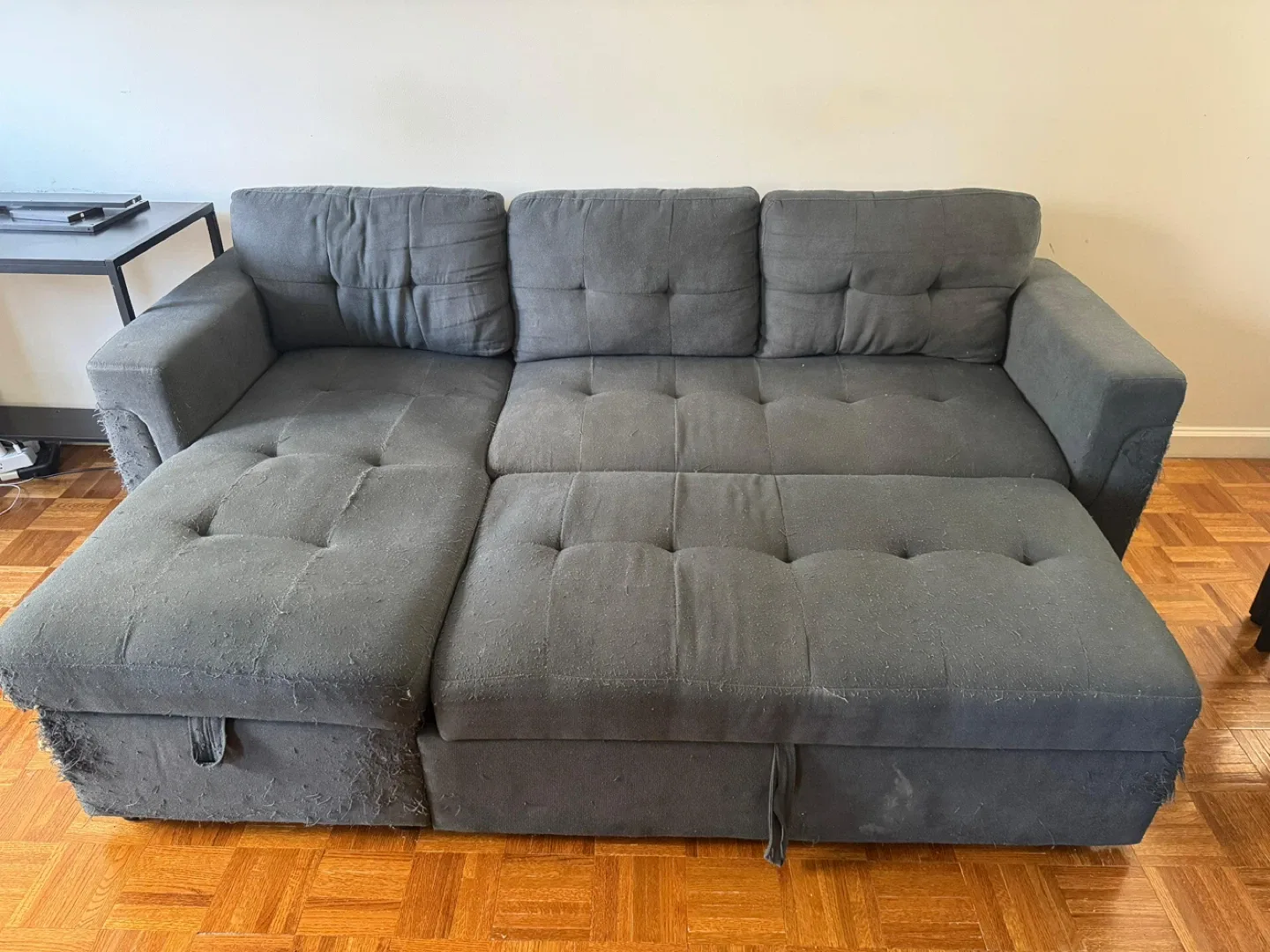 Gray Sectional Sofa with Storage image indicator(3)