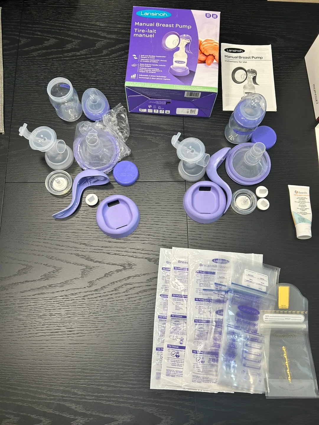 Momcozy M5 Wearable Breast Pumps & Lansinoh Bundle image indicator(2)