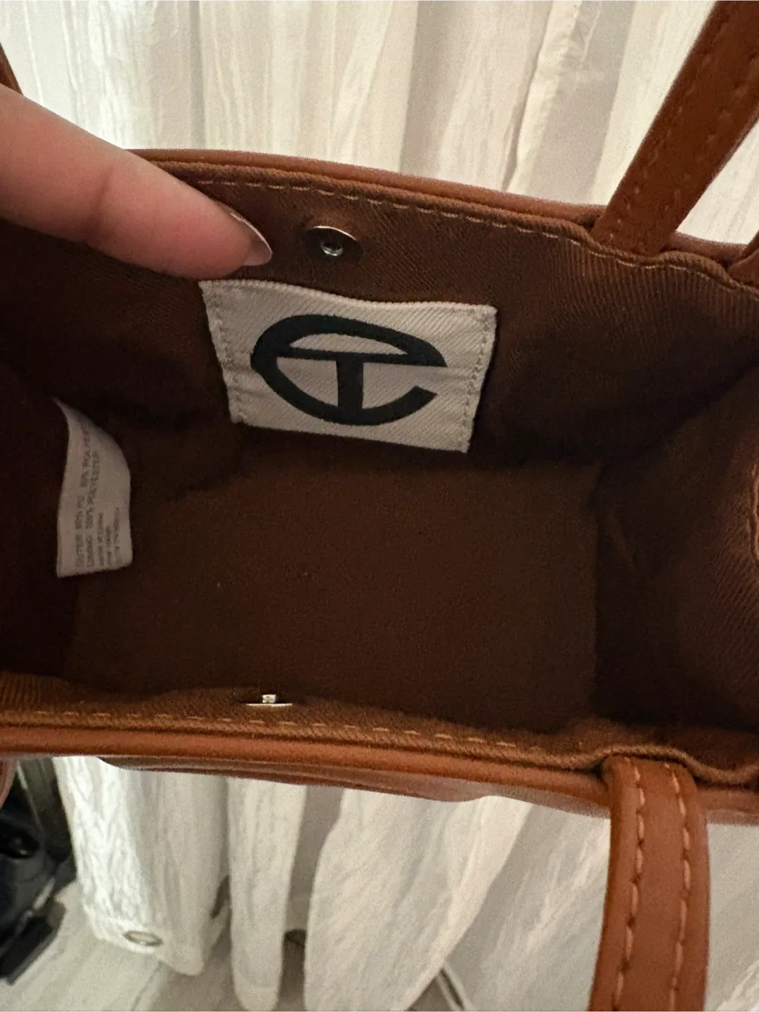 Telfar Mini Brown Shopping Bag image indicator(4)
