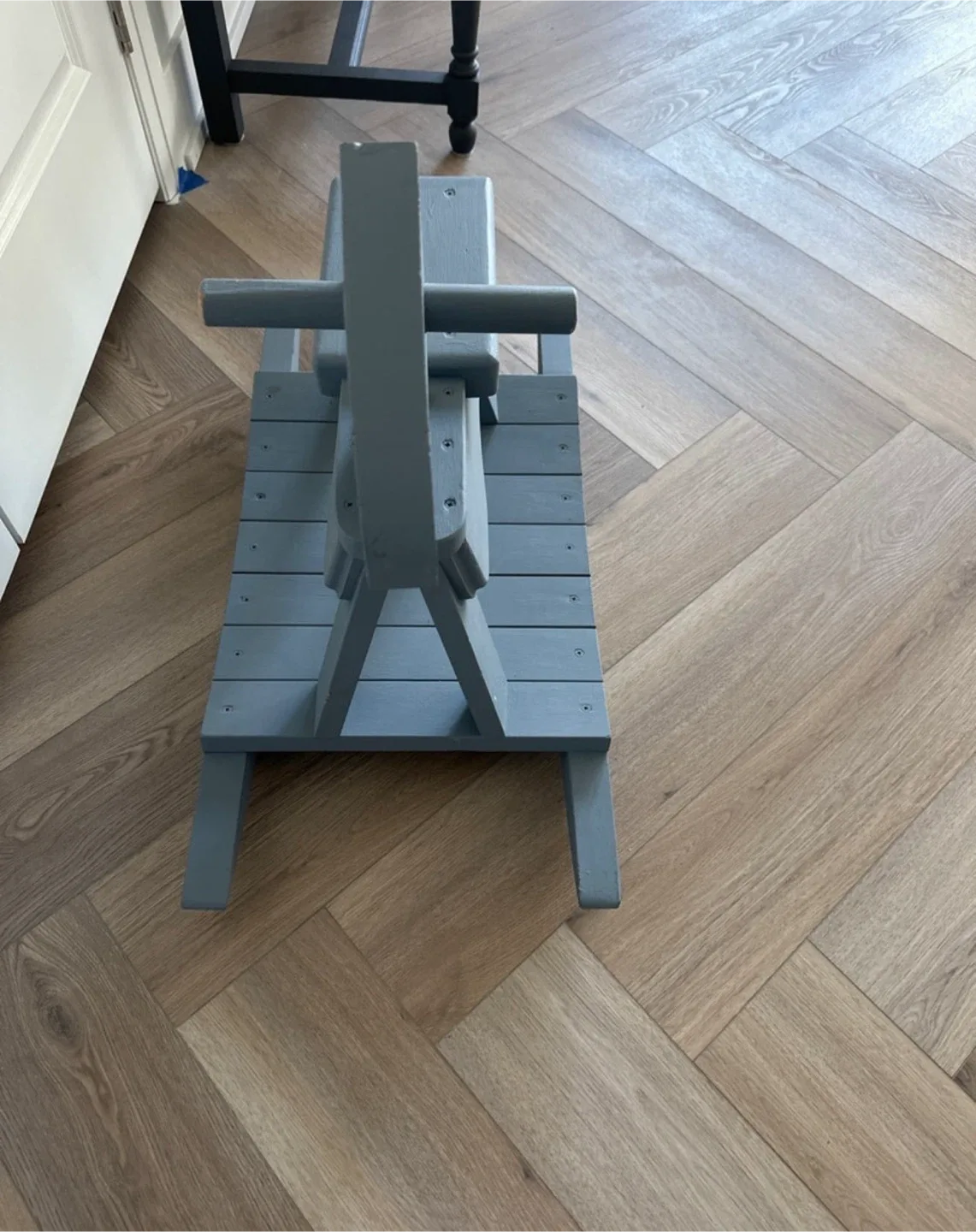 Grey Wooden Rocking Horse image indicator(3)