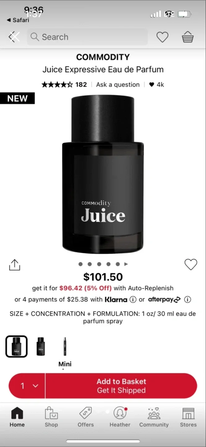 Commodity Juice Juice Expressive Eau de Parfum 30ml image indicator(2)