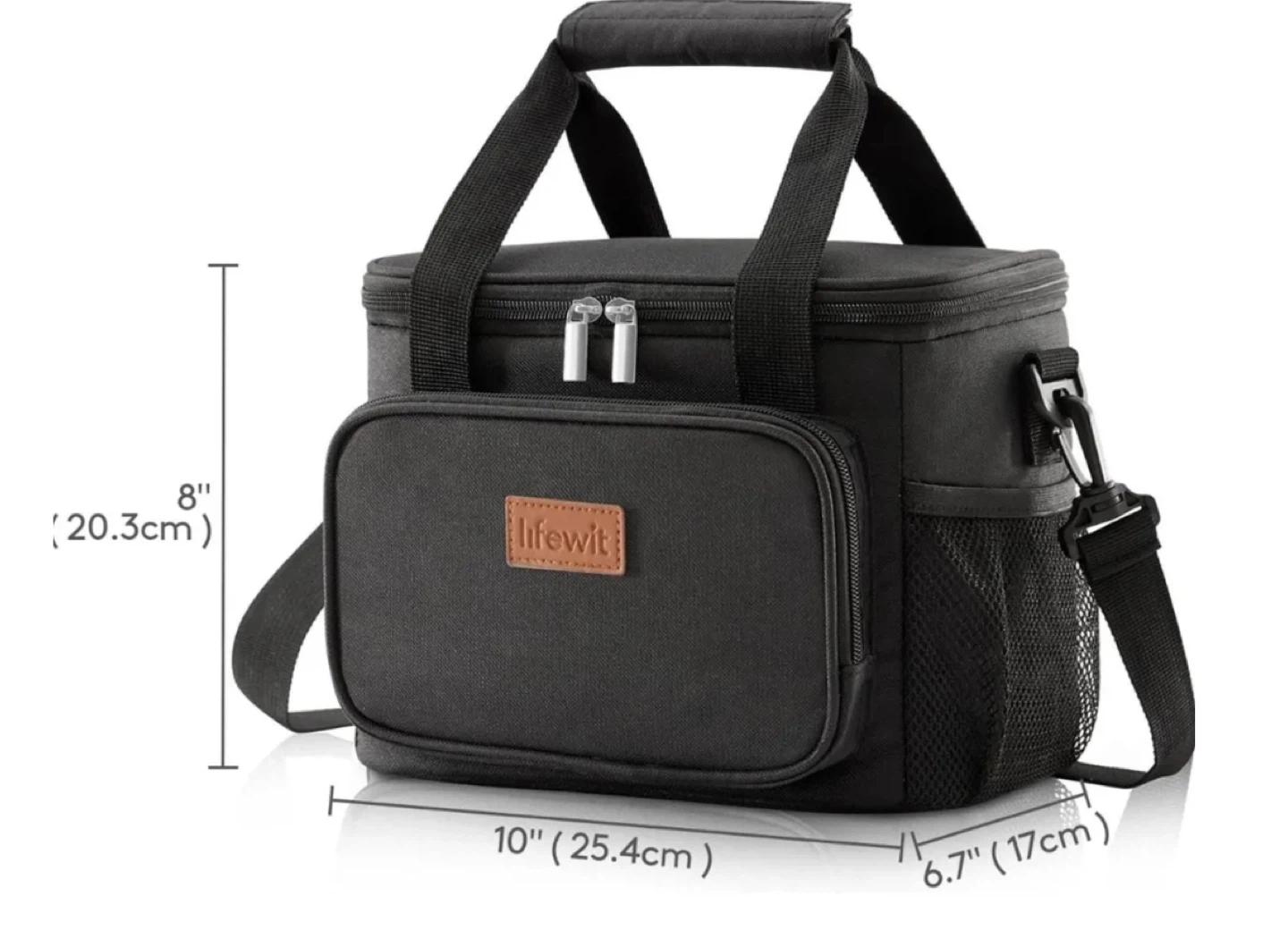 Lifewit Insulated Lunch Bag - Black