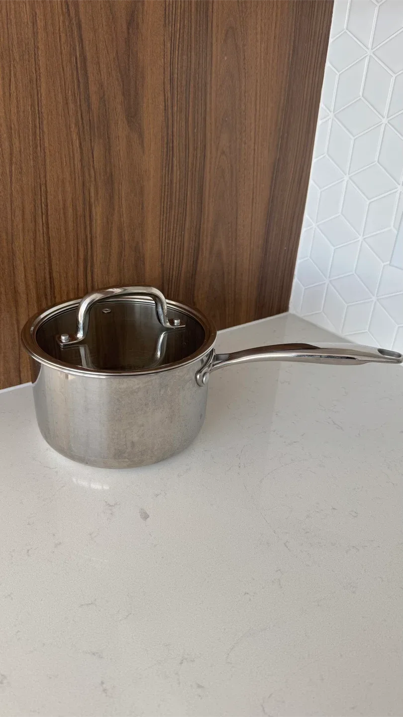 Stainless Steel Sauce Pans with Lids image indicator(2)