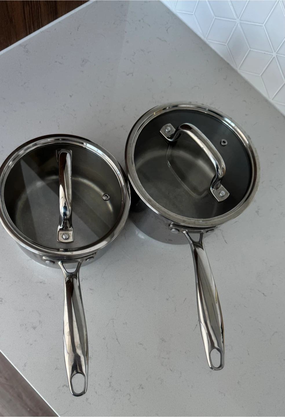 Stainless Steel Sauce Pans with Lids - photo 3