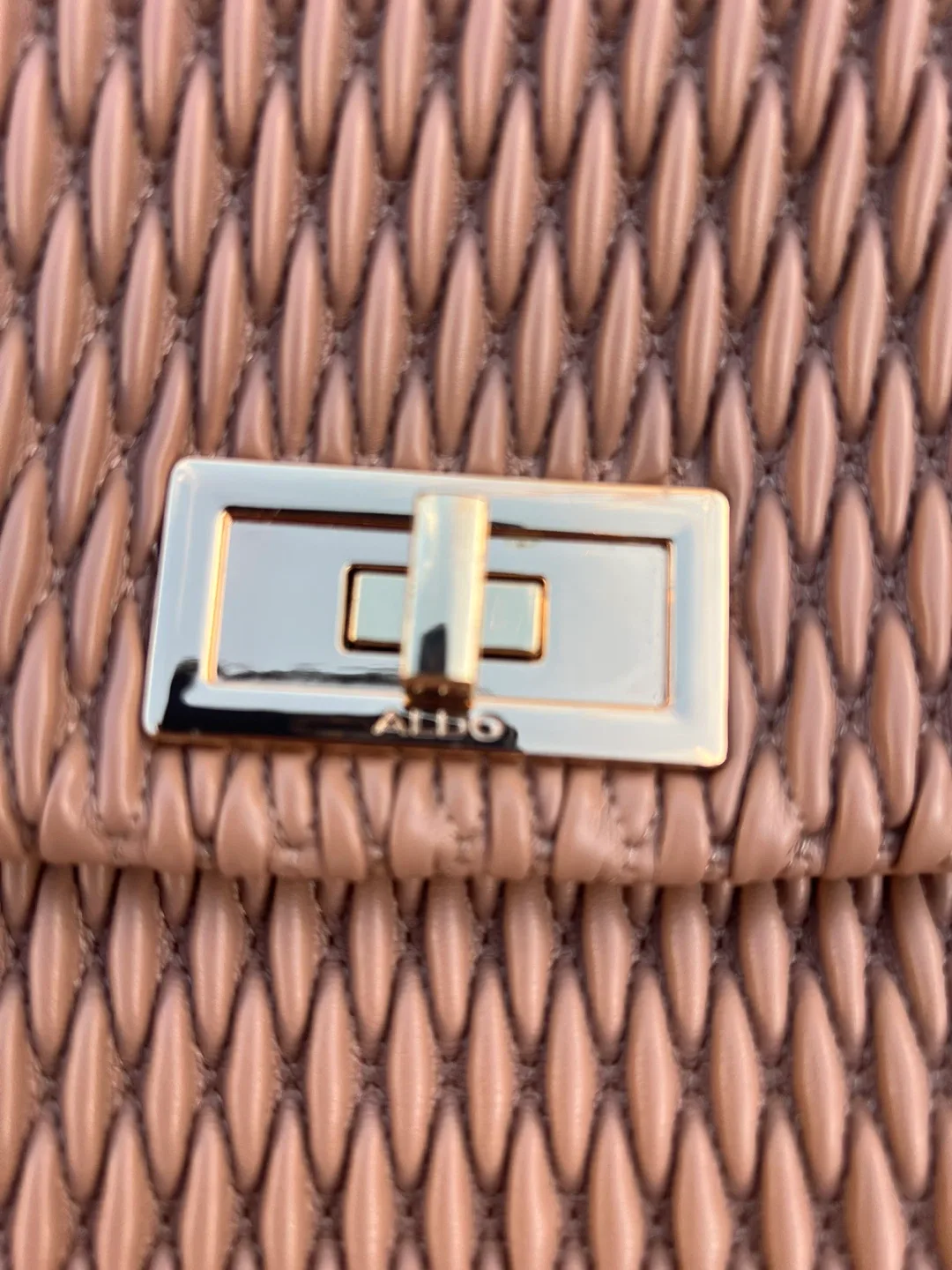 ALDO Pink Quilted Shoulder Bag image indicator(2)