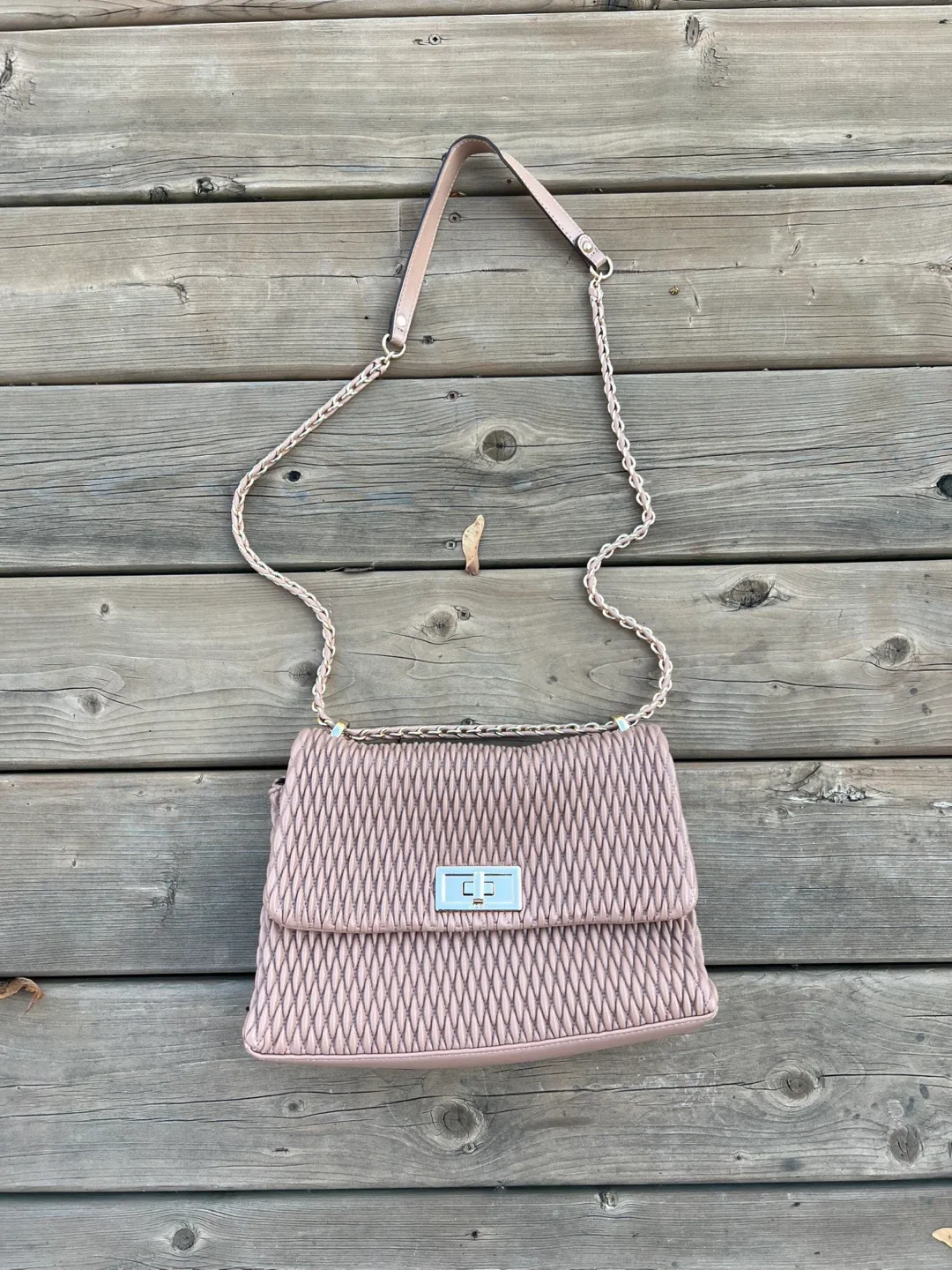 ALDO Pink Quilted Shoulder Bag image indicator(3)