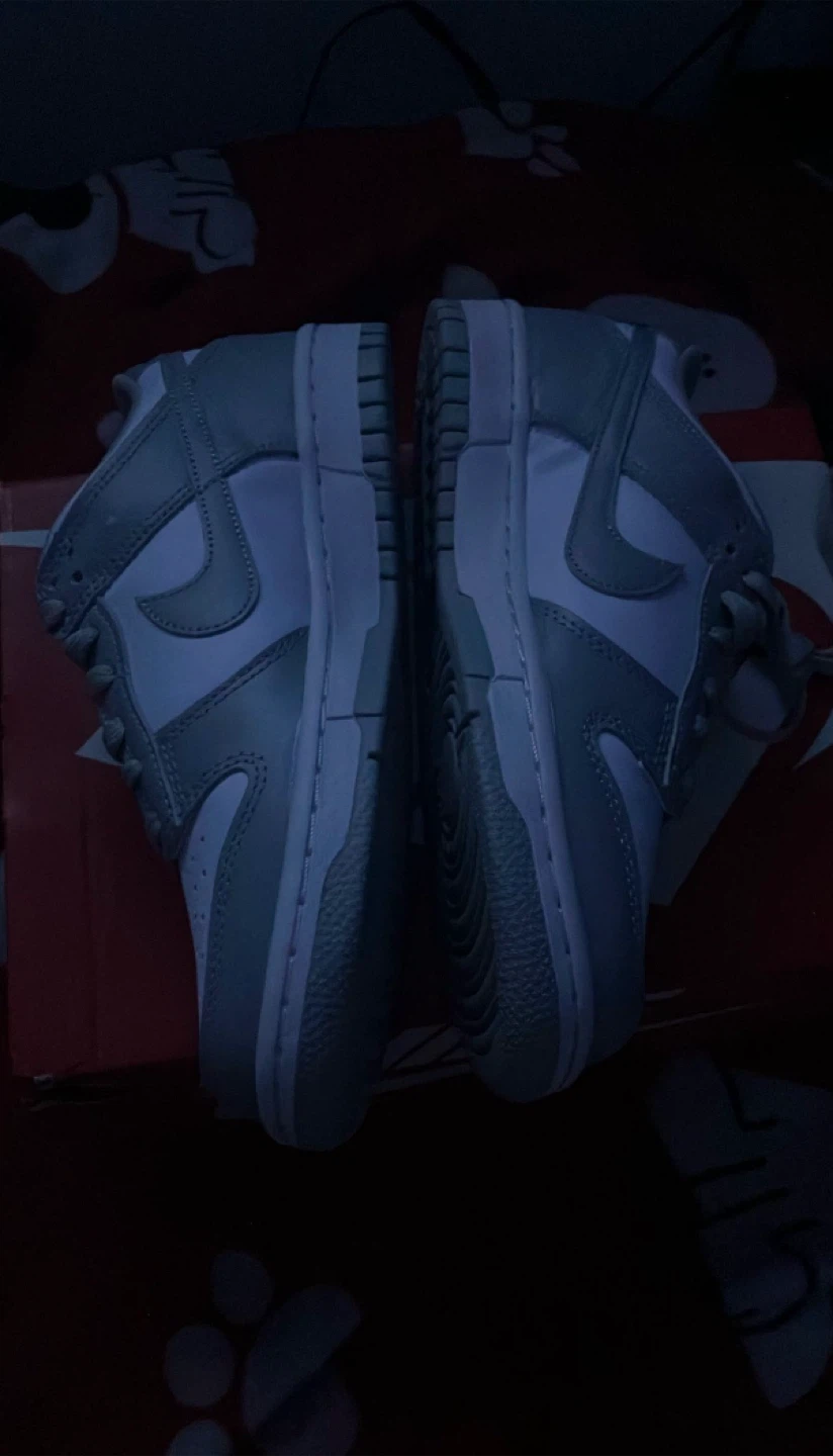 Nike Dunk Low Grey/White Shoes - photo 2