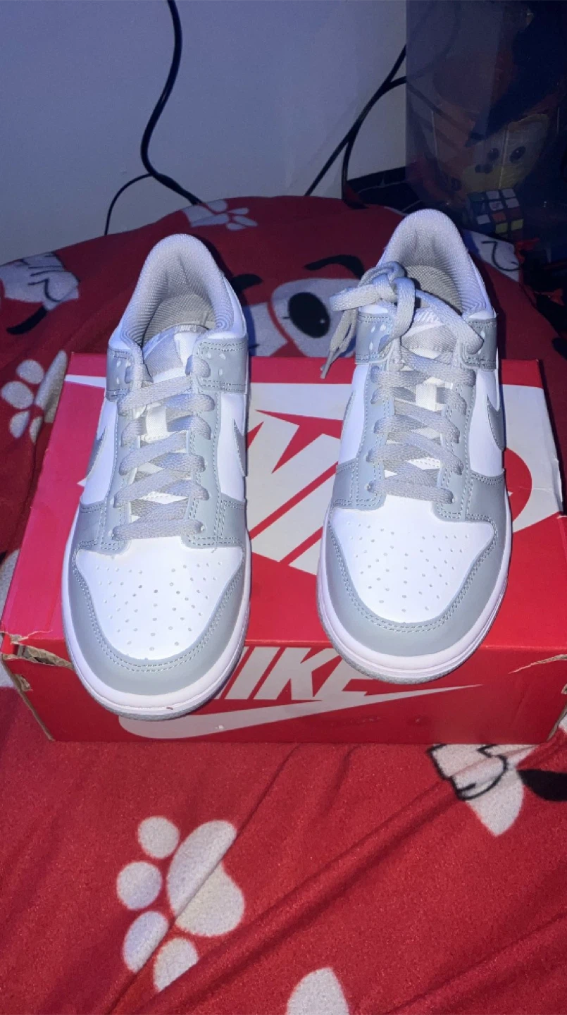 Nike Dunk Low Grey/White Shoes - photo 4