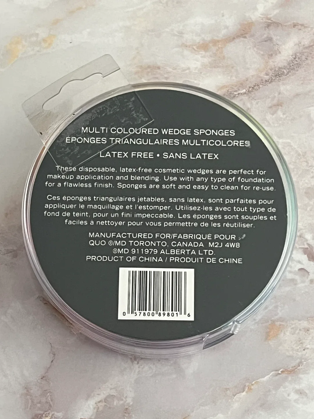 New Quo Multi Coloured Wedge Sponges image indicator(2)