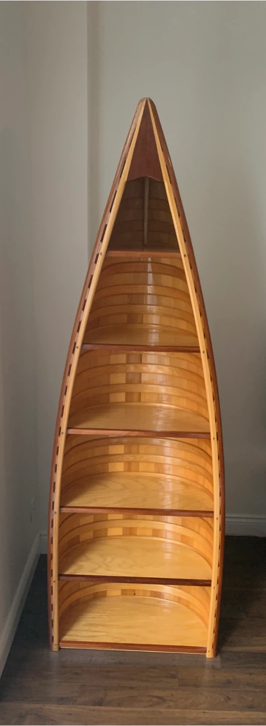 Canoe Bookshelf - photo 3
