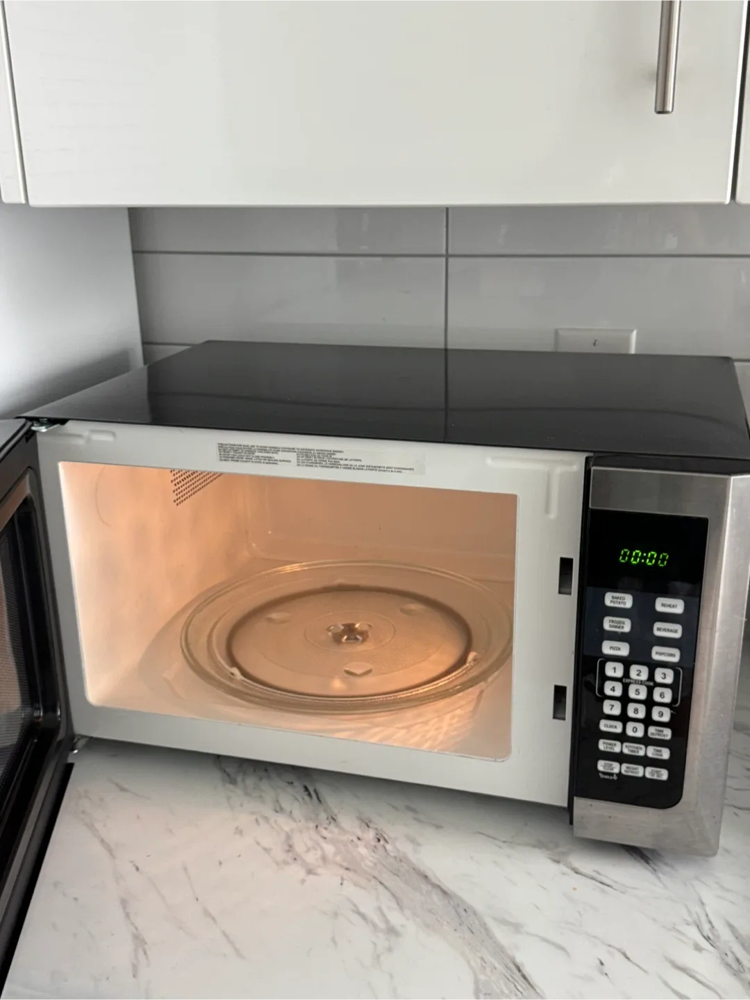 Master Chef Countertop Microwave Stainless Steel image indicator(2)