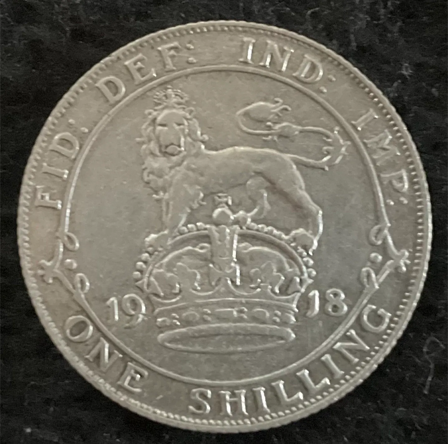 1918 One Shilling Coin image indicator(3)