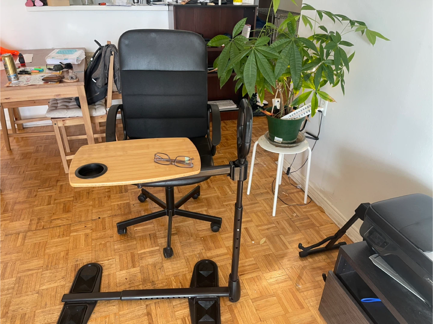 Adjustable Overbed Table with Handle - photo 3