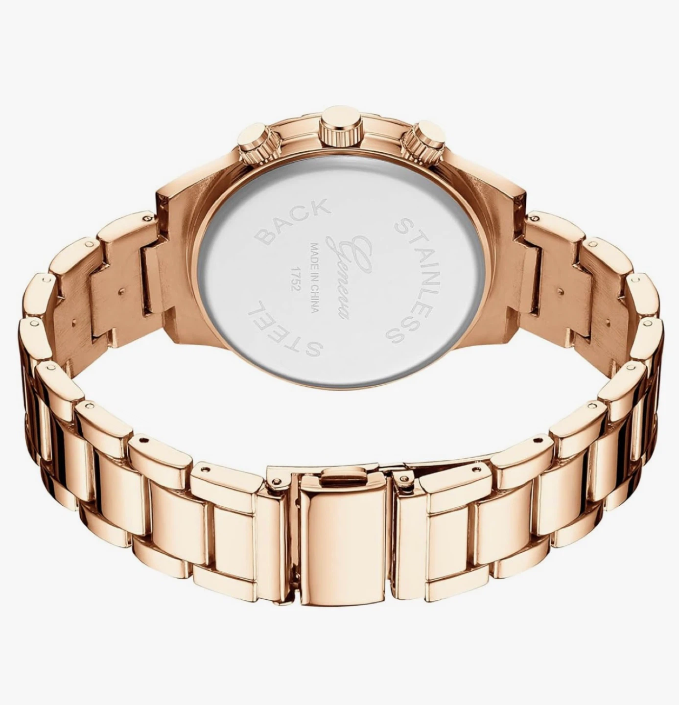 Geneva Crystal Quartz Rose Gold Watch - photo 5