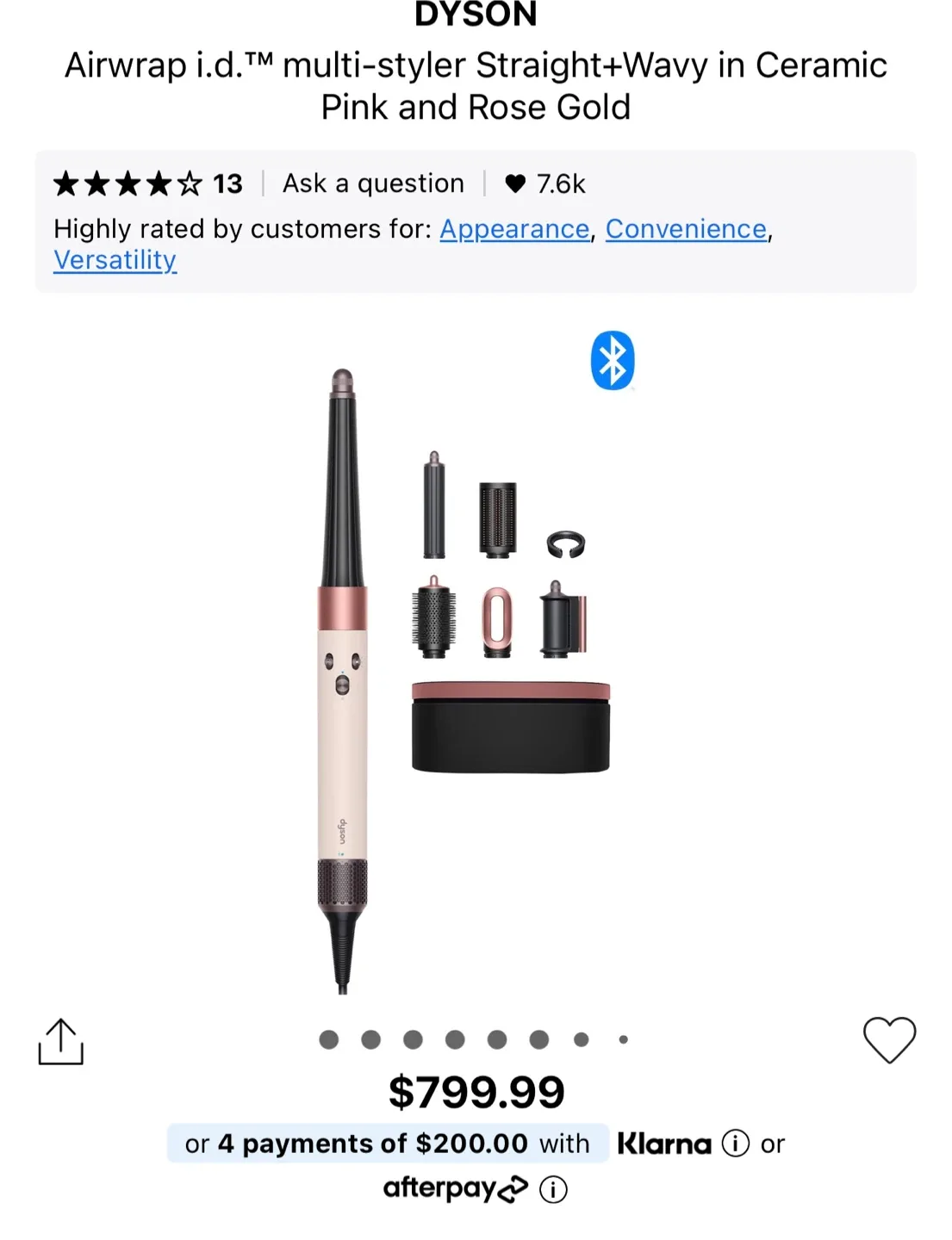 Dyson Airwrap i.d. Multi-styler Ceramic copper and Jasper colour