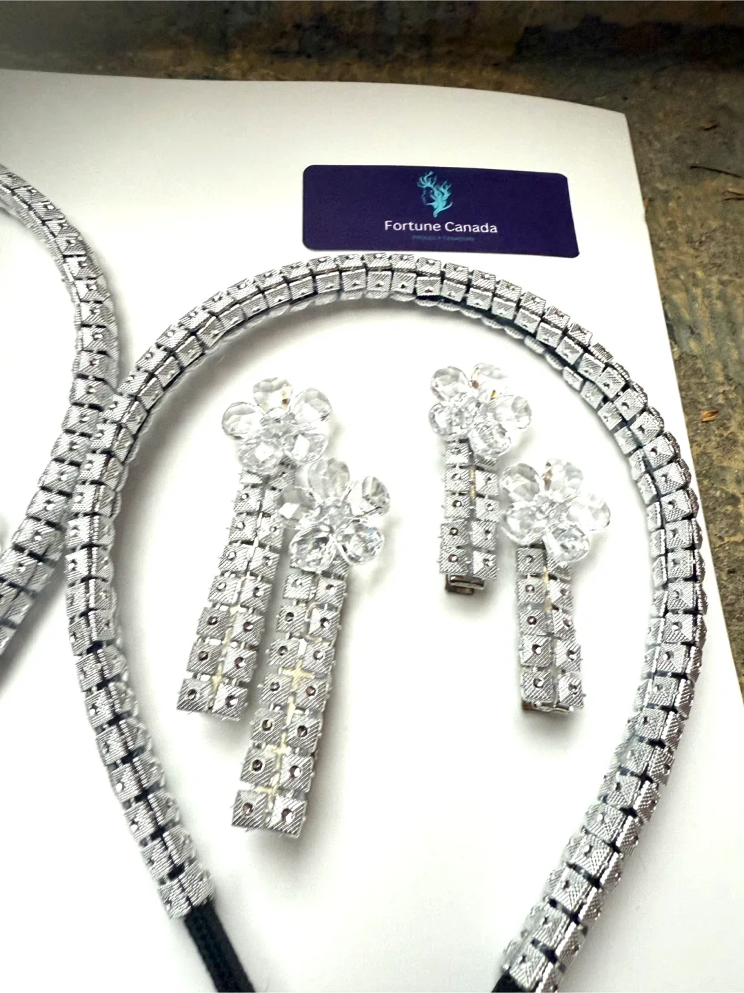 Headband and Hair Clips Set