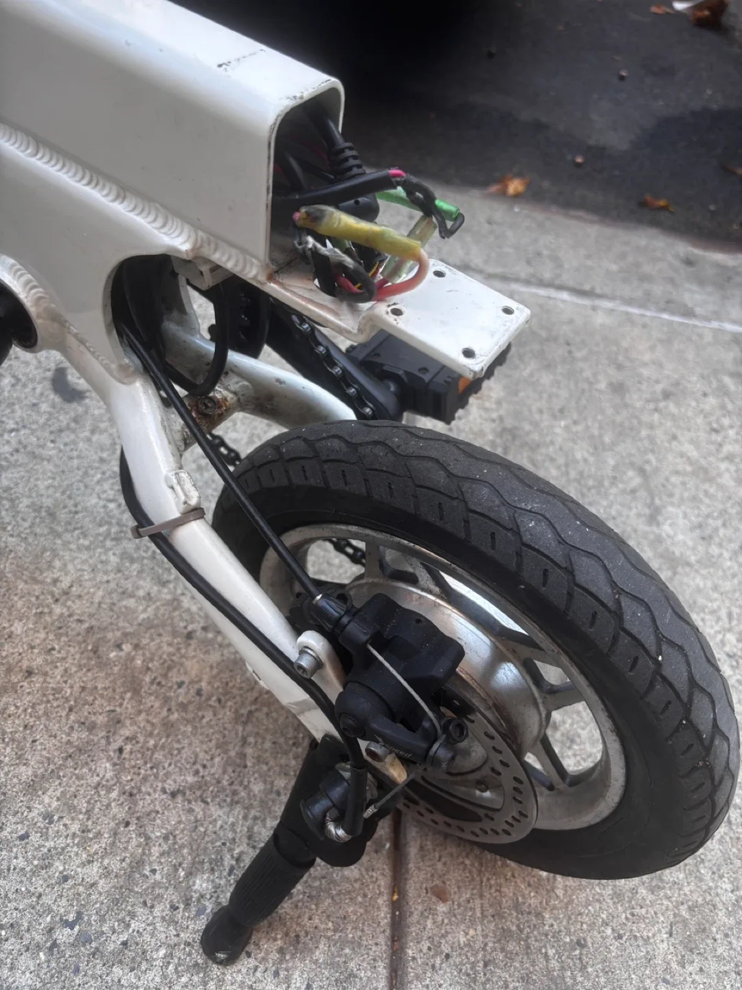 SMALL Folding Bike (ebike, no battery)- Clean, Oiled image indicator(9)