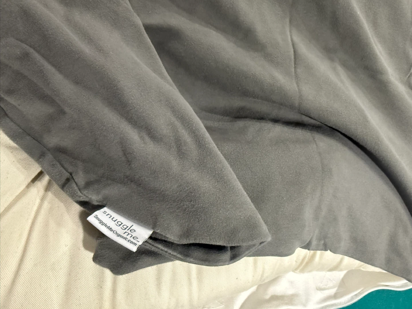 Snuggle Me Organic Infant Lounger - Grey - photo 2
