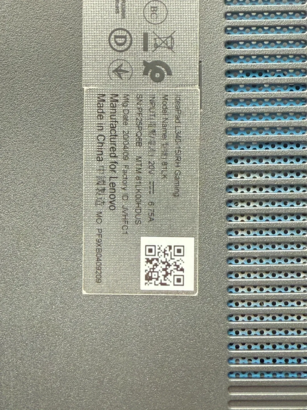 Lenovo IdeaPad Gaming Laptop Windows11 Battery Good image indicator(3)