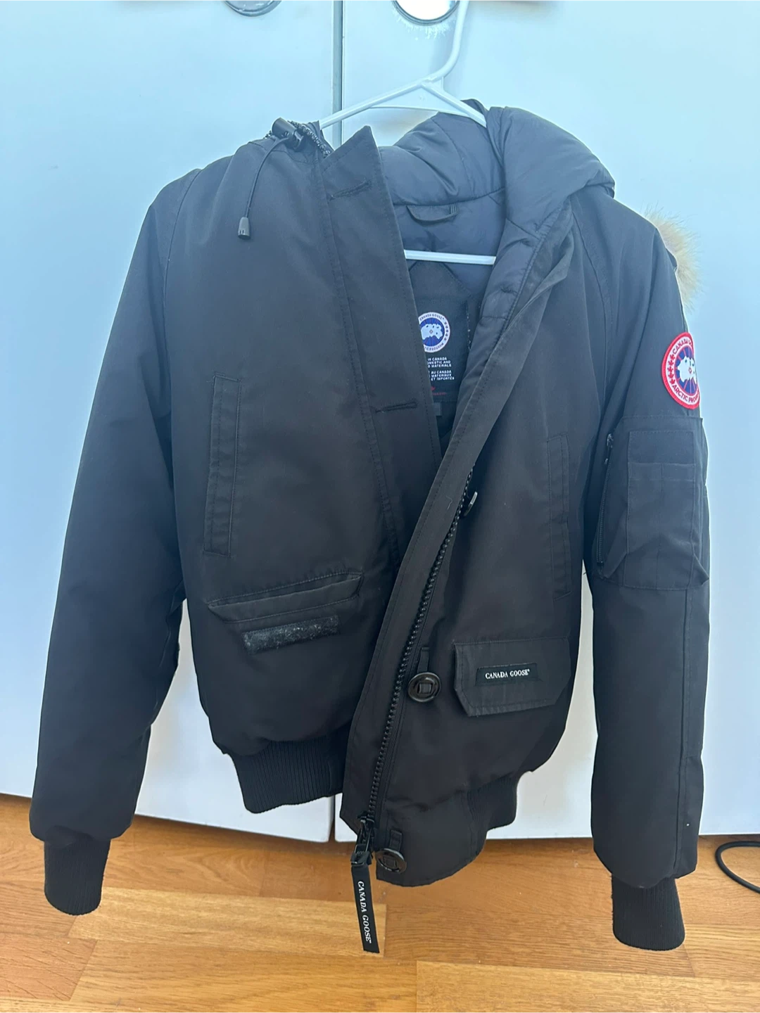 Canada Goose Bomber Jacket - Black, Size S