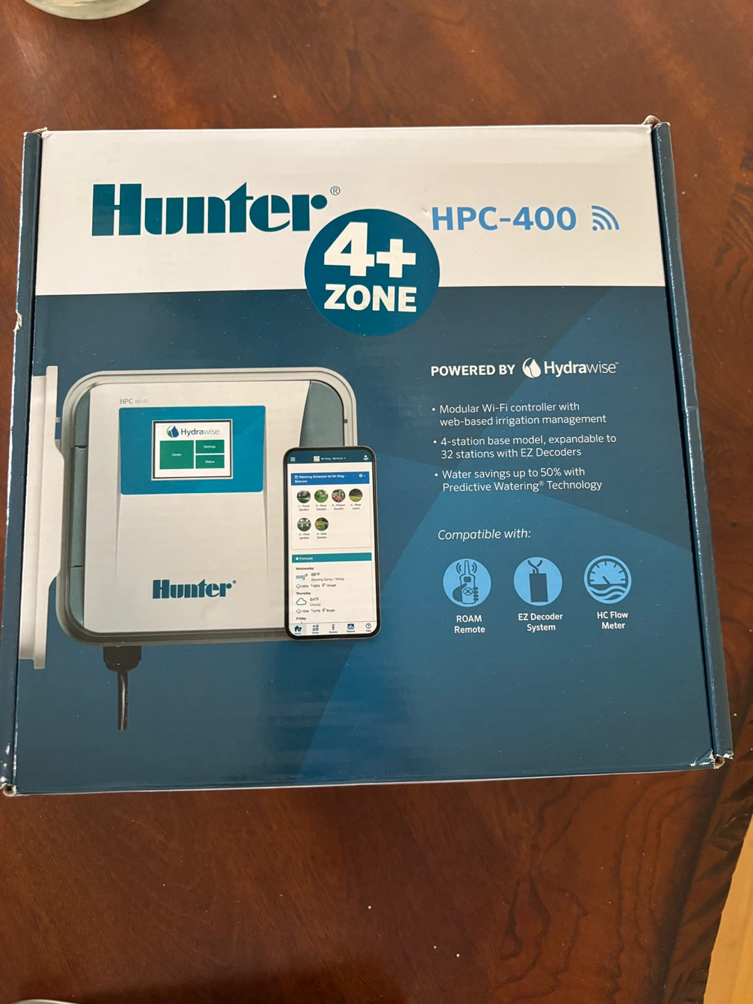 Hunter HPC-400 4 Zone Irrigation Controller - New!
