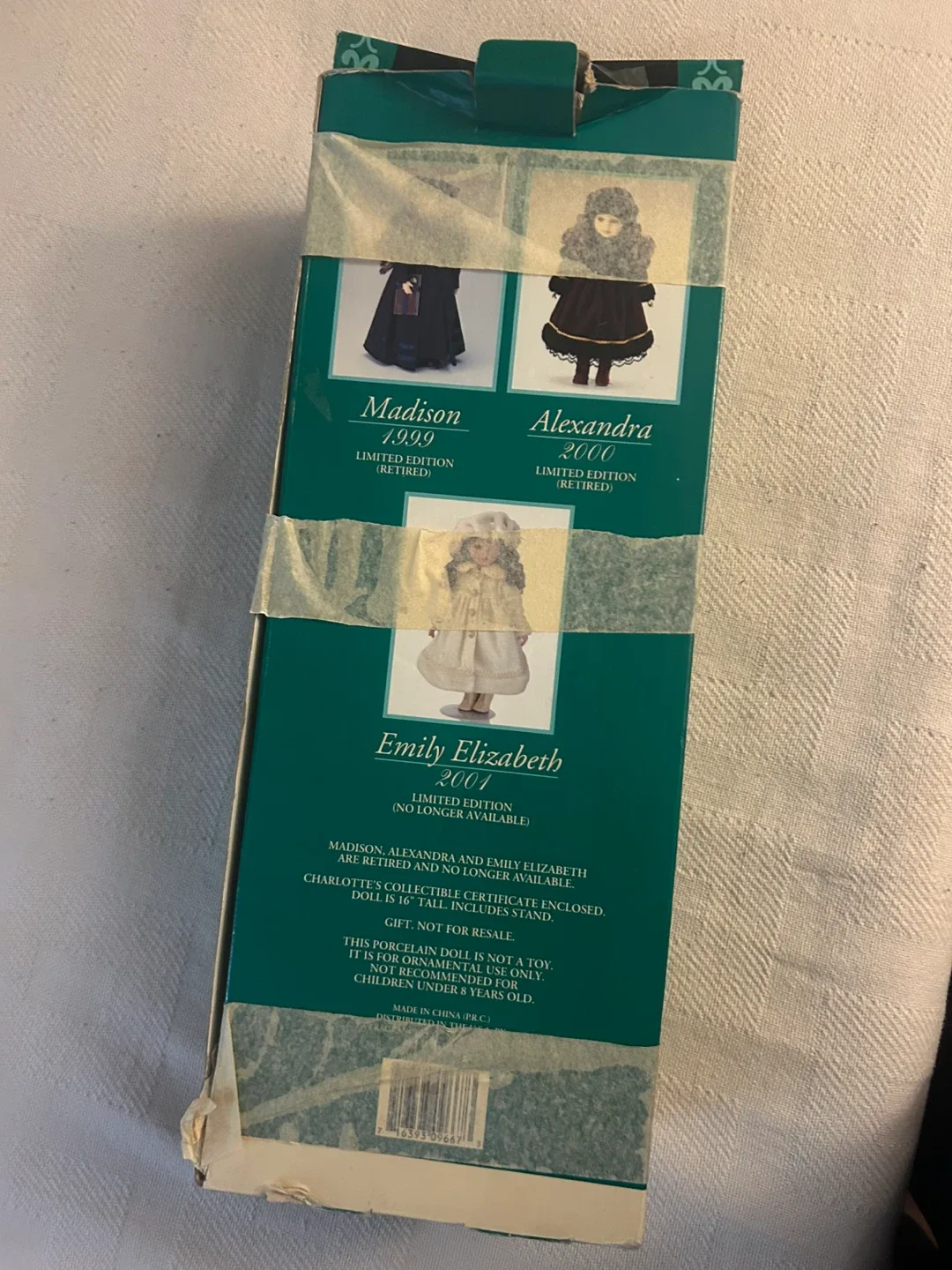 Charlotte 2002 Limited Edition Porcelain Doll image indicator(2)